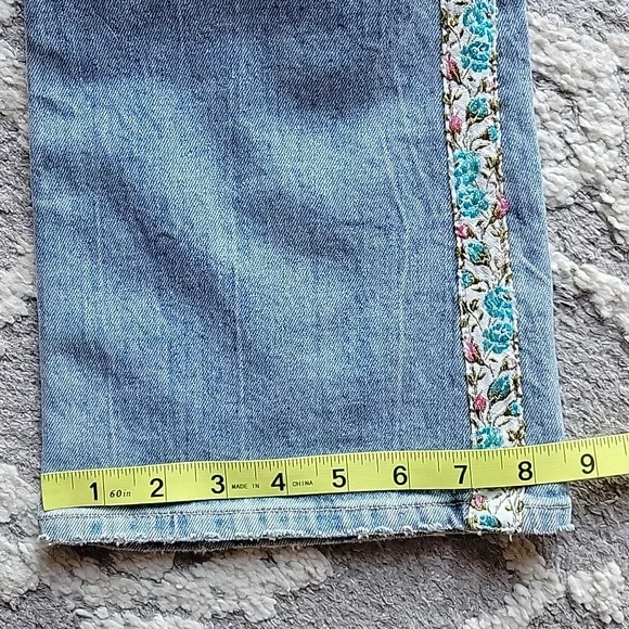 Citizens of Humanity Demy Flare Floral Stripe New 30 - Picture 12 of 16